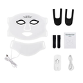 Mascarilla LED Facial y de cuello, kit completo en blanco — Ritual