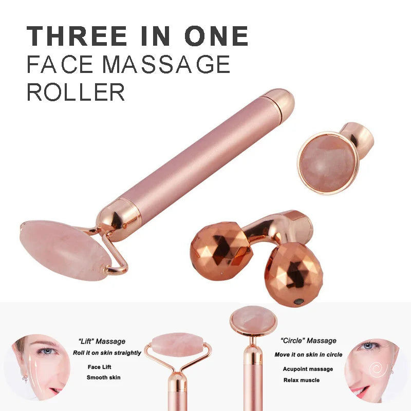 Rodillo de Cuarzo Rosa — imagen 2